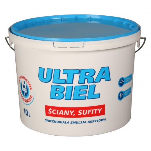 SNIEZKA ULTRA BIEL, 15L, vopsea emulsie bz.acril